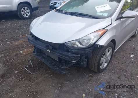 2013 Hyundai Elantra Gls from USA, damaged, VIN KMHDH4AE3DU664296
